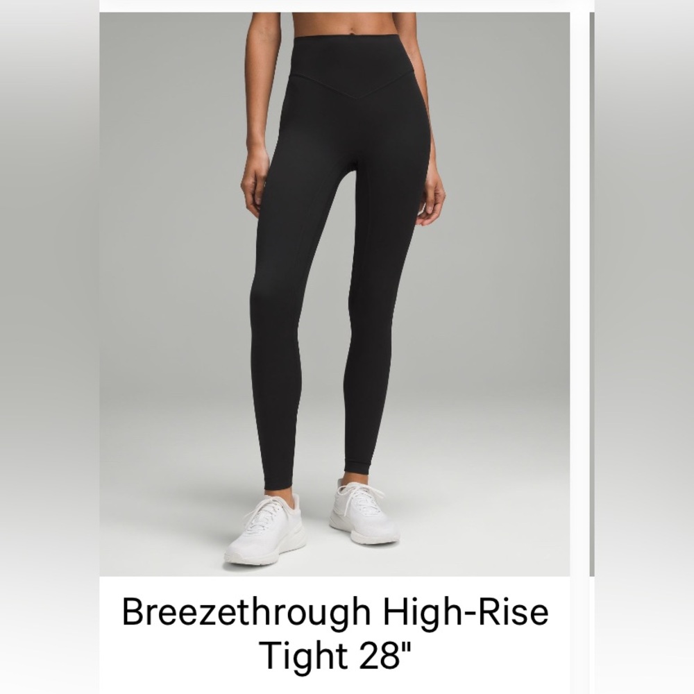 Lululemon Athletica Black High-Waisted Leggings
